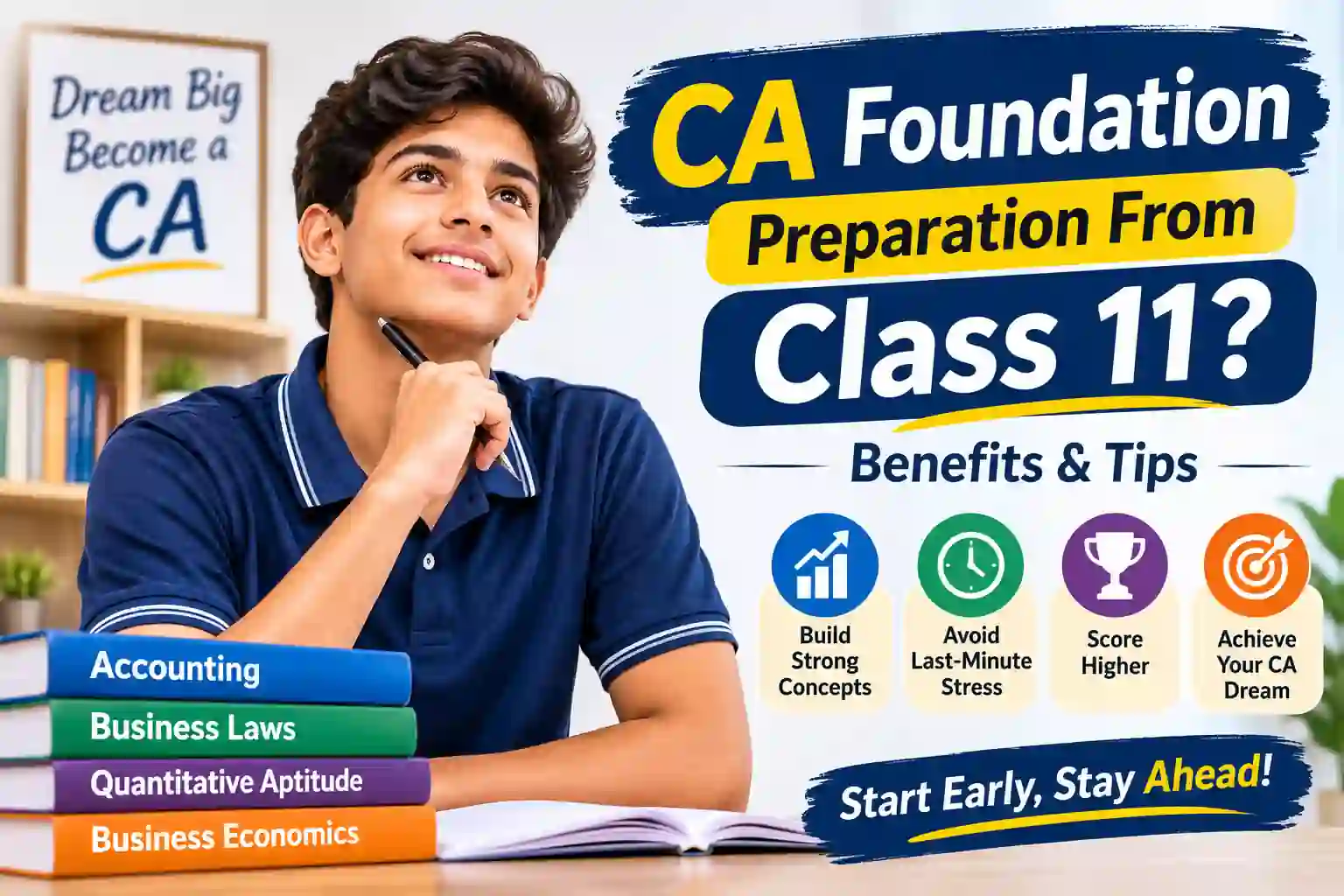 Can You Prepare for CA Foundation From Class 11? Benefits and Challenges